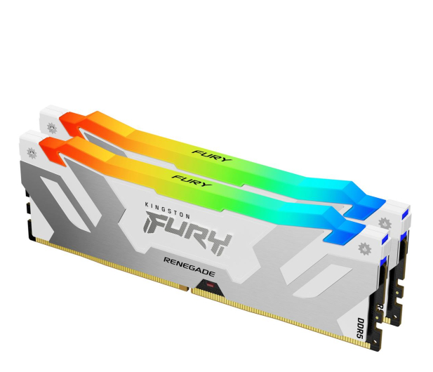Kingston FURY 32GB (2x16GB) 6400MHz CL32 Renegade RGB White XMP KF564C32RWAK2-32 - 1139039 - zdjęcie
